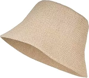 styleBREAKER Hüte & Mützen styleBREAKER Damen Fischerhut aus luftig gewebtem Papierstroh, Faltbarer Knautschhut, Sonnenhut, Bucket Hat 04025032