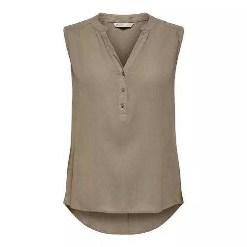 ONLY Ärmellose Blusen ONLY Female Top Normal geschnitten V-Ausschnitt Tank-Top