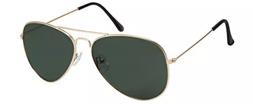 La Optica B.L.M. Sonnenbrillen & Zubehör La Optica B.L.M. Unisex Sonnenbrille UV400 CAT3 Pilotenbrille Retro - Farben, Einzel-, Doppelpacks