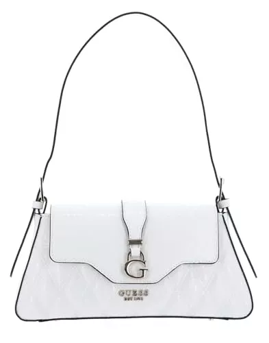 GUESS Taschen & Rucksäcke GUESS Adi Flap Shoulder Bag White