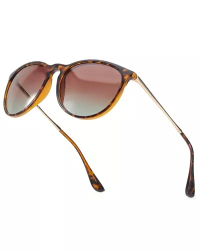 Myiaur Sonnenbrillen & Zubehör Myiaur Polarisierte Sonnenbrille Damen Klassische Retro-Verlaufsgläser Vintage Runde Designerbrillen UV400 Schutz