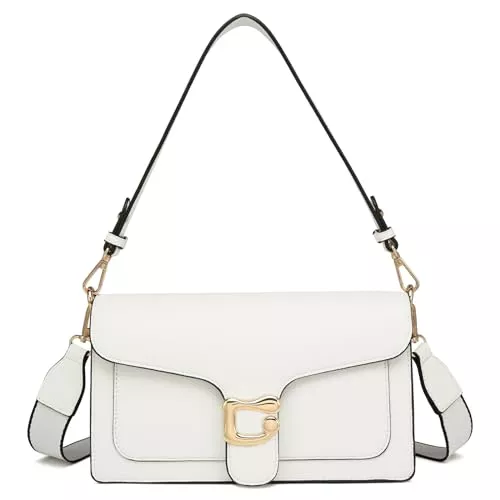 Travistar Taschen & Rucksäcke Travistar Handtasche Damen Klein Umhängetasche Damen PU Leder Crossbody Bag Damen Schultertasche Abendtasche Kupplung mit 2 Abnehmbar Breiter Gurt Kreditkartenfächer