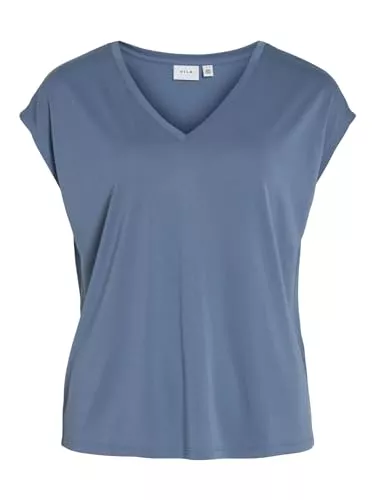Vila T-Shirts Vila Damen Vimodala V-Neck S/S Top-Noos T-Shirt