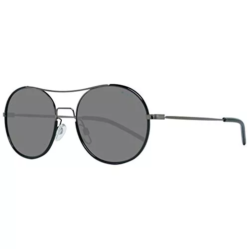 Polaroid Sonnenbrillen & Zubehör Polaroid Unisex-Erwachsene PLD 1021/S Y2 KJ1 55 Sonnenbrille, Grau (Dk Ruthenium/Grey Pz)