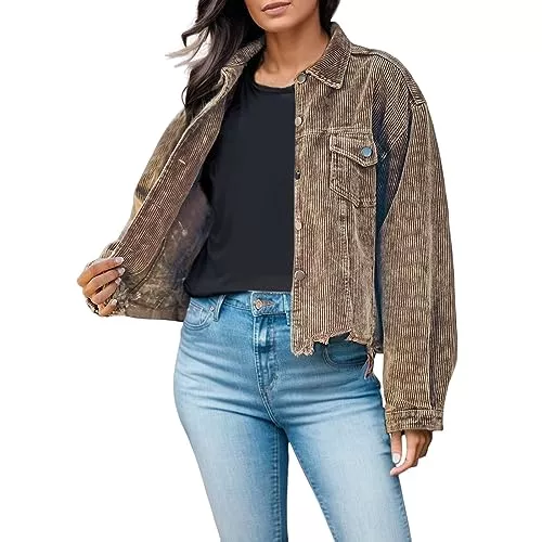 MKIUHNJ Jacken MKIUHNJ Damenmantel, Paillettenjacke, Oberteil, Mehrfarbige Baseballjacke Mit Quasten Für Damen Jeansjacke Damen Hellblau Zerrissen Oberteile Casual Langarm Top Outwear