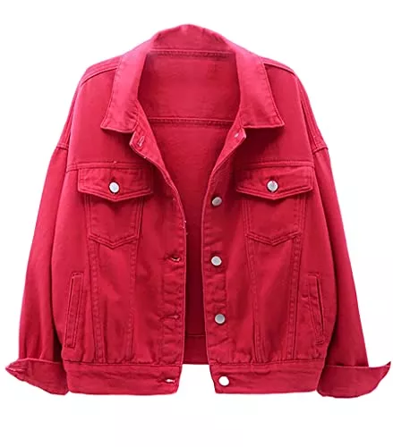 ORANDESIGNE Jacken ORANDESIGNE Damen Jeansweste Ärmelloses Jeansjacke Outwear Knopf Umlegekragen Zerrissene Denim Weste mit Taschen