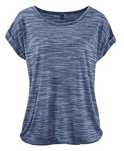 DOTIN T-Shirts DOTIN Damen T-Shirt Rundhals Kurzarmshirt Lose Stretch Sommer Oberteil Casual Bluse Tops