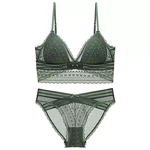Necalisi Unterwäsche & Dessous Necalisi BH Set BH ohne Bügel Bralette aus Spitze Damen BH Bustier Comfort Bra BH Damen Jeden Tag BHS Top für Frauen