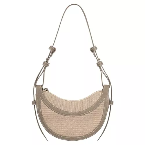 GSenhui Taschen & Rucksäcke GSenhui Halbmond Tasche Kunstleder Schultertasche Damen Hobo Bag Knödeltasche Handtasche Damen Umhängetasche Crossbody Bag Moon Bag Crossbag mit 2 Schultergurten Mädchen