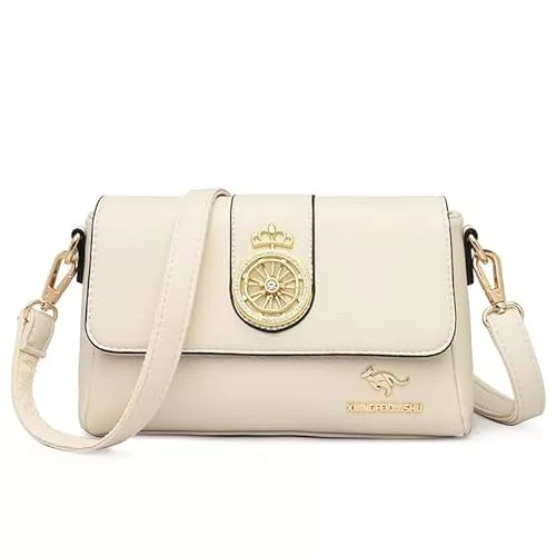 YEAMKE Taschen & Rucksäcke YEAMKE Einfache Damentasche, Damen-Umhängetasche, weiche Ledertasche