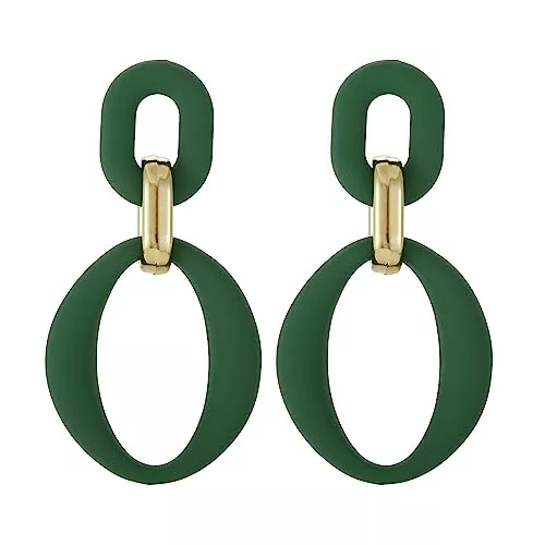 SIXDUTON Schmuck SIXDUTON Neon Ohrringe für Damen, Creolen Acryl Ohrringe, Retro 80er Jahre Neon Ohrringe übertriebene, Modeschmuck, Karneval, Mottoparty Ohrringe Asthetisch