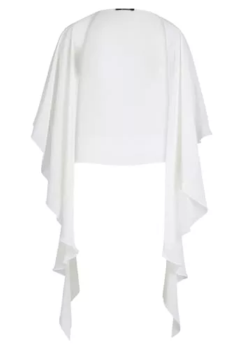 Vera Mont Strickjacken Vera Mont Damen Chiffonstola mit Volant
