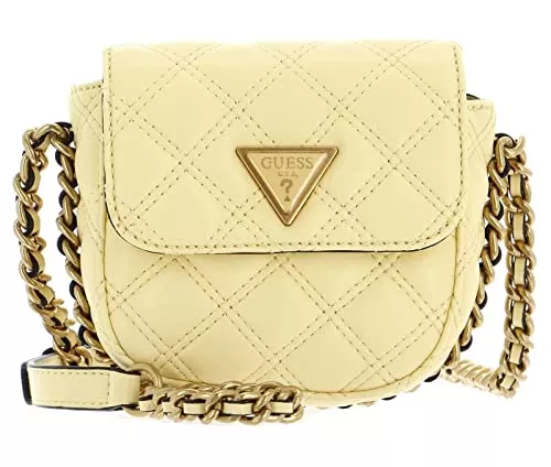 GUESS Taschen & Rucksäcke GUESS Giully Micro Mini Flap Yellow