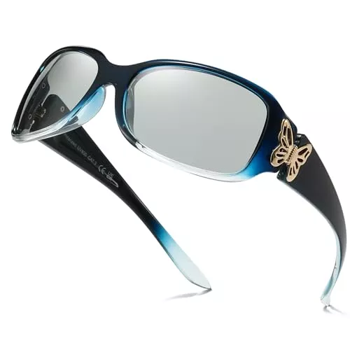 LVIOE Sonnenbrillen & Zubehör LVIOE Photochrome Sonnenbrille Damen Polarisiert Sonnenbrille für Kleines Gesicht Frauen mit UV-Schutz
