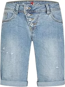 Buena Vista Shorts Buena Vista Damen Jeansshorts Malibu-Short Stretch Denim