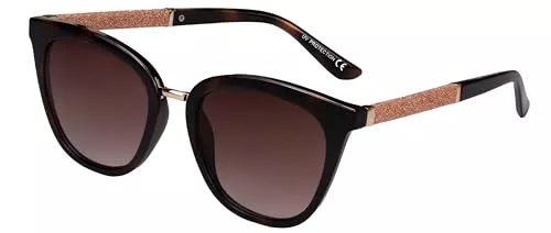 SQUAD Sonnenbrillen & Zubehör SQUAD Sonnenbrille Für Damen Erwachsene Quadratisch Fashion Mit Brillenetui