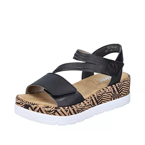 Rieker Sandalen & Slides Rieker Damen Sandaletten V3964, Frauen Sandalen