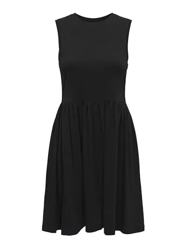 ONLY Freizeit ONLY Damen Onlmay Life S/L Peplum Dress Box JRS Jerseykleid