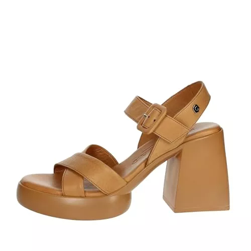 Carmela Sandalen & Slides CARMELA - Damensandale mit Schnallenverschluss, Farbe: Braun, Größe: 37