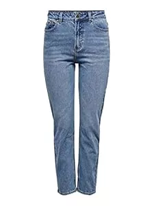 ONLY Jeans ONLY Female Straight-Fit Jeans ONLEmily Life HW Ankle Straight Fit Jeans