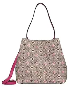 L.CREDI Taschen & Rucksäcke L.CREDI-Damen-Hobo Bag Handtasche-KIANA 28x13x27-112-Beige multi