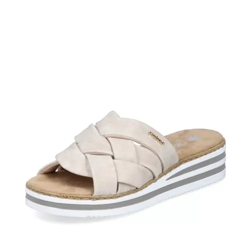 Rieker Sandalen & Slides Rieker Damen Pantoletten V0208, Frauen Slipper