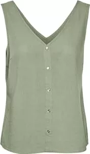 VERO MODA Ärmellose Blusen VERO MODA Damen Vmmymilo Sl V-neck Shirt WVN Ga Top