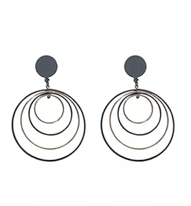 PSVOD Schmuck PSVOD Ohrringe 925 Übertreibung Creolen for Frauen Große kleine Creolen for Mädchen, Damen, Alltagskleidung Ohrstecker
