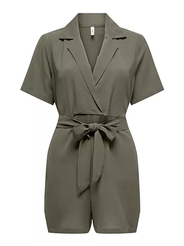 ONLY Jumpsuits ONLY Damen Jumpsuit ONLNOVA LIFE VIS S/S VERA PLAYSUIT SOLID