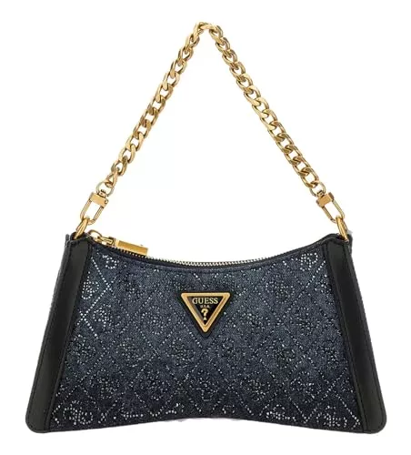 GUESS Taschen & Rucksäcke GUESS Dili Top Zip Shoulder Bag Black Logo