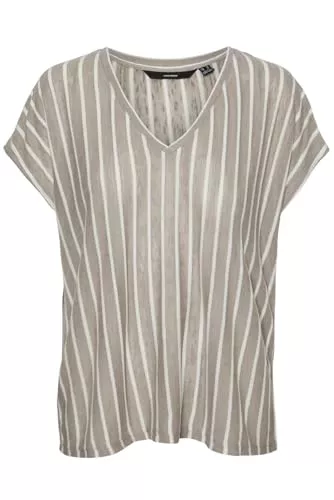VERO MODA T-Shirts VERO MODA Damen Vmlana Ss V-Neck JRS Ga Top