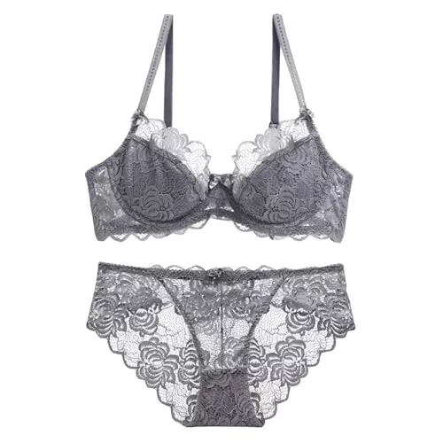 Dasongff Unterwäsche & Dessous Dessous Damen Sexy Unterwäsche, Strapsen Dessous Set, Sexy Zweiteiliges Set BH Und Höschens Set Translucent Spitze Reizwäsche Negligee Bodysuits Kostüme 2 Stück Höschen Set Für Frauen