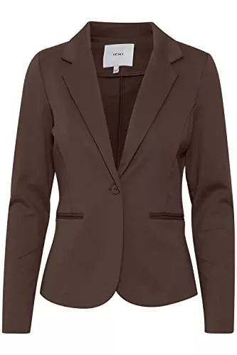 ICHI Blazer ICHI IHKATE BL Damen Blazer Kurzblazer Jacke Ein-Knopf-Blazer mit Stretch und Reverskragen