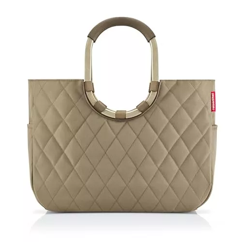 reisenthel Taschen & Rucksäcke reisenthel loopshopper L – Stabile Tasche mit praktischen Fächern aus recycelten PET-Flaschen – Charmantes und wasserabweisendes Design gold