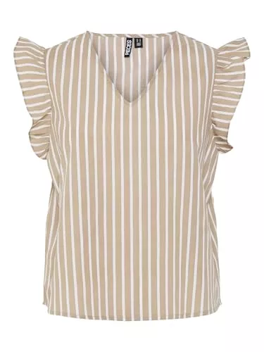 PIECES Ärmellose Blusen PIECES Female Oberteil ohne Ärmel PCLILIA