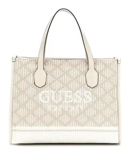 GUESS Taschen & Rucksäcke GUESS Silvana 2 Compartment Tote Stone Multi