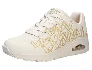 Skechers Sneaker & Sportschuhe Skechers Damen Low-Top Sneaker UNO GOLDEN HEART, Frauen Sneakers