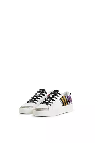 Desigual Sneaker & Sportschuhe Desigual Damen Shoes_Fancy_Tartan 1000 White Sneaker