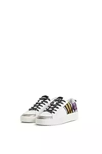 Desigual Sneaker & Sportschuhe Desigual Damen Shoes_Fancy_Tartan 1000 White Sneaker