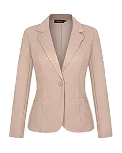 MINTLIMIT Blazer MINTLIMIT Damen Blazer Dünn Langarm Knopfleiste Leicht Bolero Jacke Cardigan Anzugjacke mit Taschen