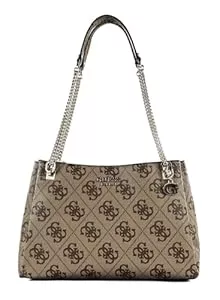 GUESS Taschen & Rucksäcke GUESS Eliette Logo Girlfriend Carryall Latte Logo