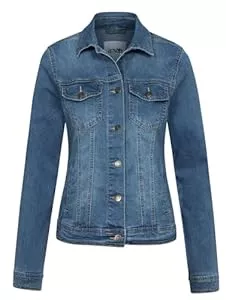 Hailys Jacken Hailys Damen Jeansjacke Ma44cy leichte Übergangsjacke mit Knöpfen