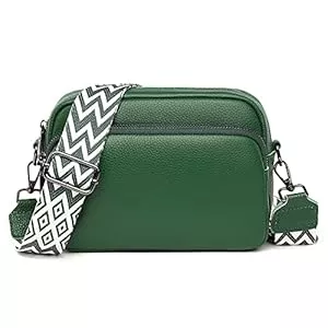 TIAASTAP Taschen & Rucksäcke TIAASTAP Damen Handy Umhängetasche Echtes Leder Crossbody Bag Damen Handytasche zum Umhängen, Umhängetasche Damen Klein Moderne Taschen mit Breitem Schultergurt u 3 fächern