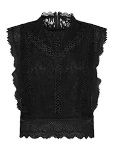 ONLY Tops ONLY Damen Onlkaro S/L Lace WVN Top