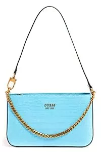 GUESS Taschen & Rucksäcke GUESS Katey Croc Mini Maimie Top Zip Shoulder Bag Bright Blue