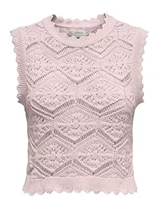 ONLY Tops ONLY Damen Onlfrida Life Sl Structure Top Ex KNT Stricktop