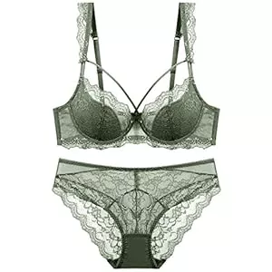 Necalisi Unterwäsche & Dessous Necalisi BH rückenfrei Damen -Sets Lingerie Push Up Spitze BH und Slip Unterwäsche mit Bügel BH BH mit Spitze