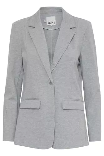 ICHI Blazer ICHI IHKATE Damen Blazer Jackenblazer Anzugsjacke mit 1-Knopf-Form Klapptaschen Reverskragen leicht elastisch Regular fit