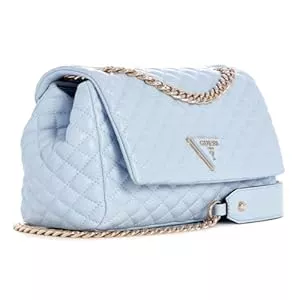 GUESS Taschen & Rucksäcke GUESS Rainee Quilt Convertible Xbody Flap Bag Sky Blue