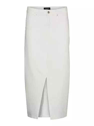 VERO MODA Röcke VERO MODA Female Jeansrock VMVERI Hohe Taille Langer Rock